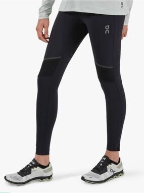 On Performance Black Running Tights